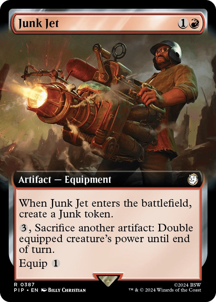 Image for Junk Jet (Extended Art) (387) (Universes Beyond: Fallout) - Magic: The Gathering