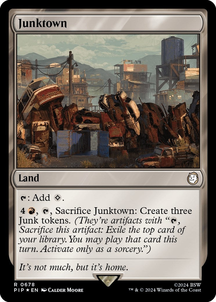 Image for Junktown (Surge Foil) (678) (Universes Beyond: Fallout) - Magic: The Gathering