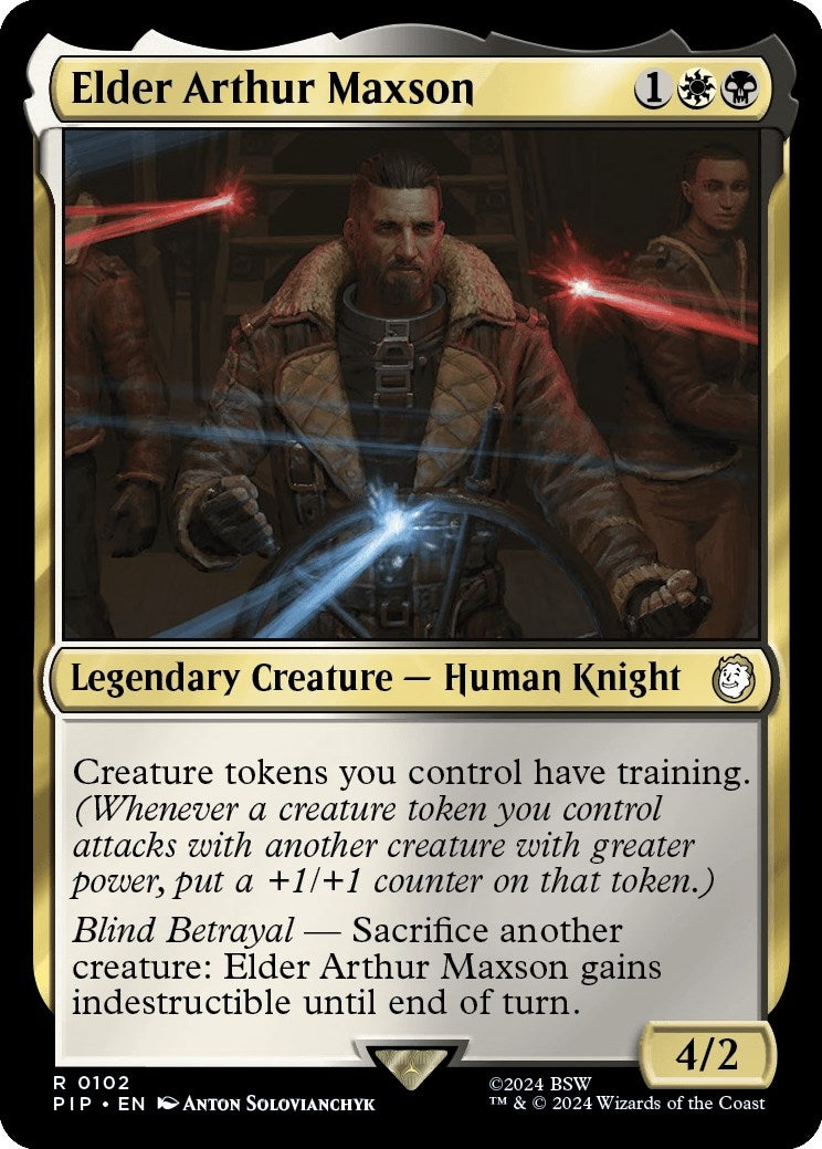 Image for Elder Arthur Maxson (102) (Universes Beyond: Fallout) - Magic: The Gathering