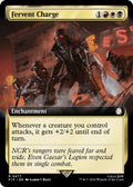 Image for Fervent Charge (Extended Art) (477) (Universes Beyond: Fallout) - Magic: The Gathering