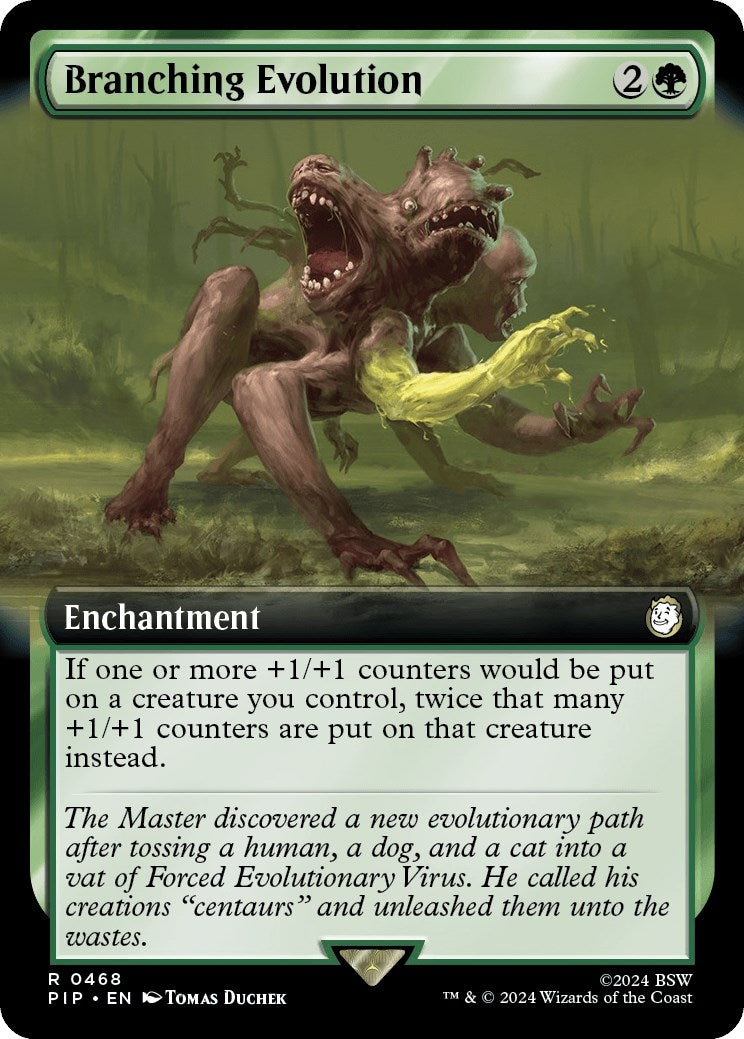 Image for Branching Evolution (Extended Art) (468) (Universes Beyond: Fallout) - Magic: The Gathering