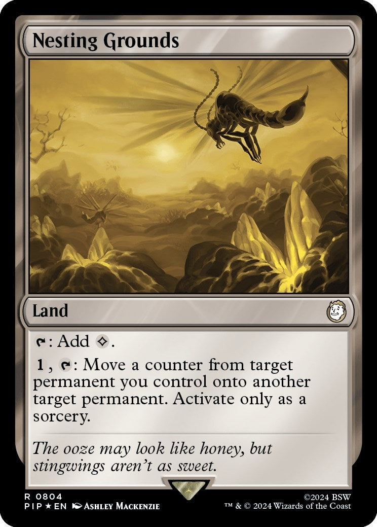 Image for Nesting Grounds (Surge Foil) (804) (Universes Beyond: Fallout) - Magic: The Gathering
