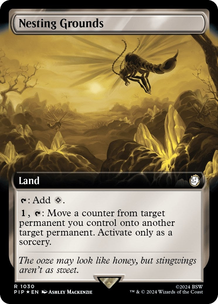 Image for Nesting Grounds (Extended Art) (Surge Foil) (1030) (Universes Beyond: Fallout) - Magic: The Gathering