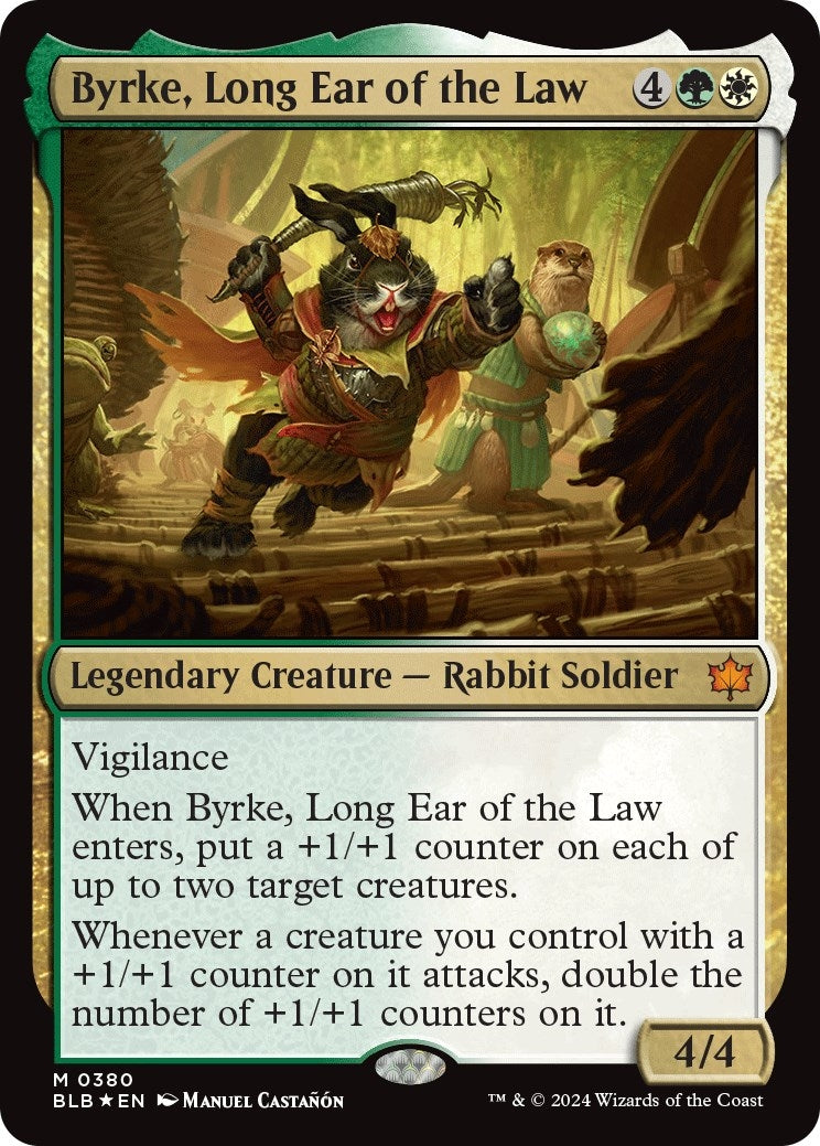 Image for Byrke, Long Ear of the Law (380) (Bloomburrow) - Magic: The Gathering