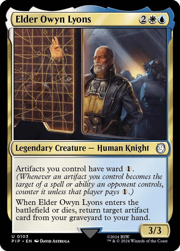 Image for Elder Owyn Lyons (103) (Universes Beyond: Fallout) - Magic: The Gathering