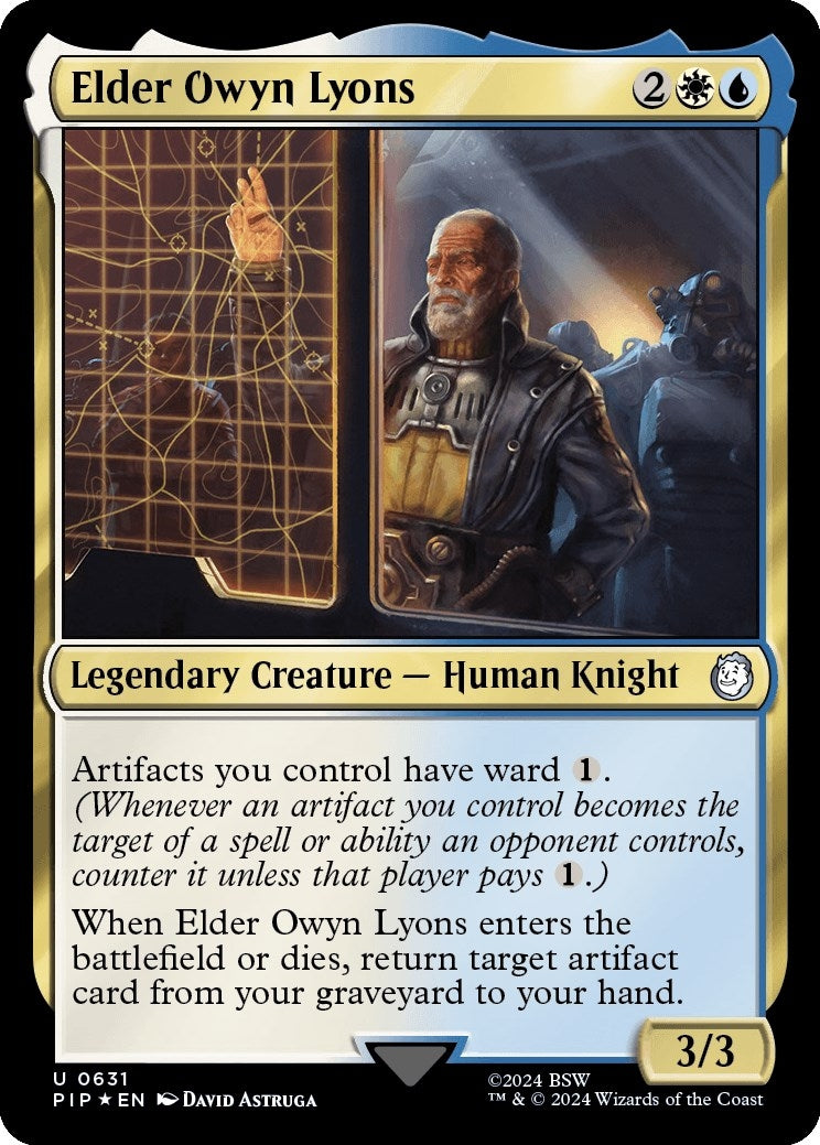 Image for Elder Owyn Lyons (Surge Foil) (631) (Universes Beyond: Fallout) - Magic: The Gathering