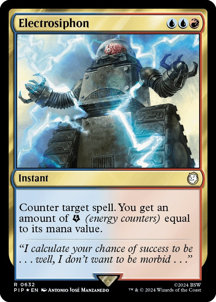 Image for Electrosiphon (Surge Foil) (632) (Universes Beyond: Fallout) - Magic: The Gathering