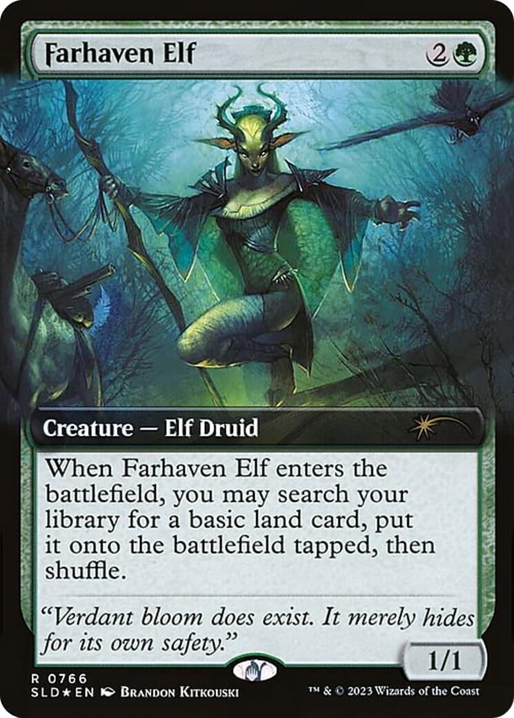Farhaven Elf (Extended Art) (766) (Secret Lair Drop Series)