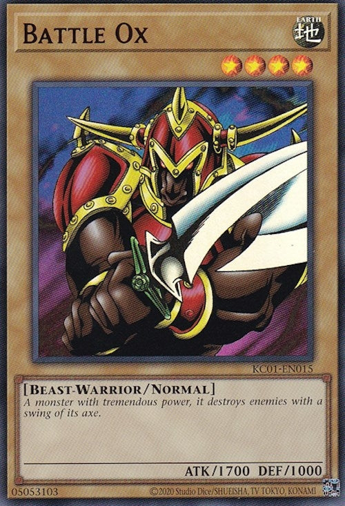 Image for Battle Ox (KC01-EN015) (KC01) - YuGiOh