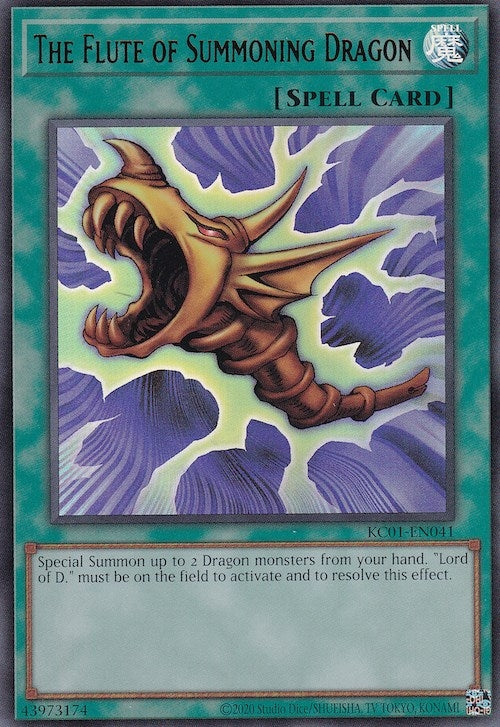 Image for The Flute of Summoning Dragon (KC01-EN041) (KC01) - YuGiOh