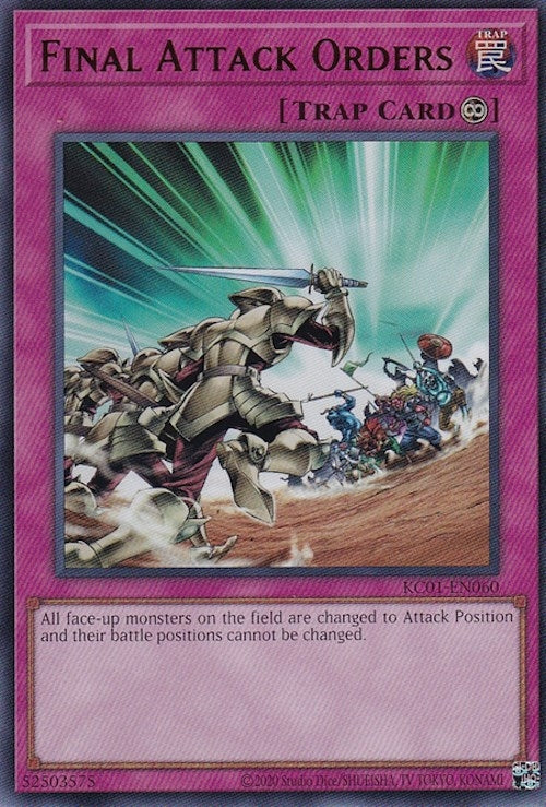 Image for Final Attack Orders (KC01-EN060) (KC01) - YuGiOh