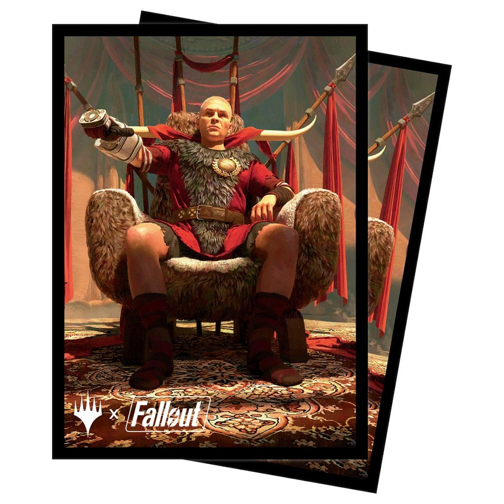 Image for Fallout Caesar, Legion's Emperor Standard Deck Protector sleeves for Magic (100-pack) - Card Sleeves