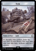 Image for Junk // Thopter Double-Sided Token (15 // 17) (Universes Beyond: Fallout) - Magic: The Gathering