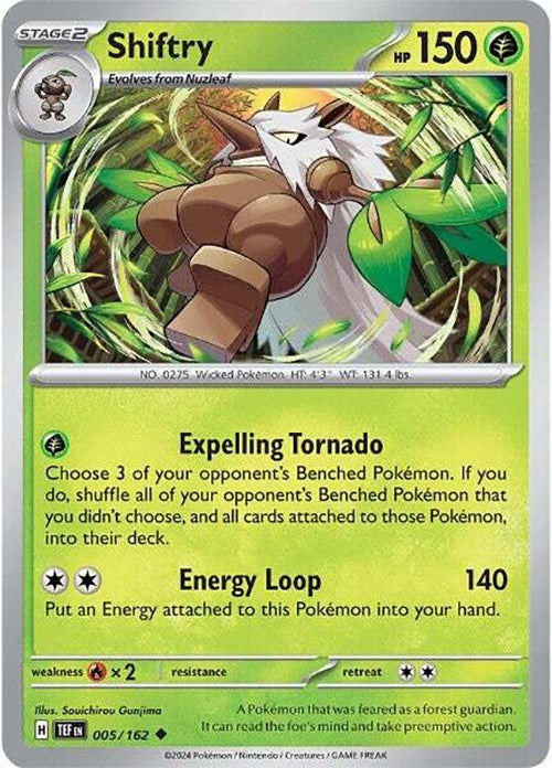 Image for Shiftry (005/162) (TEF) - Pokemon