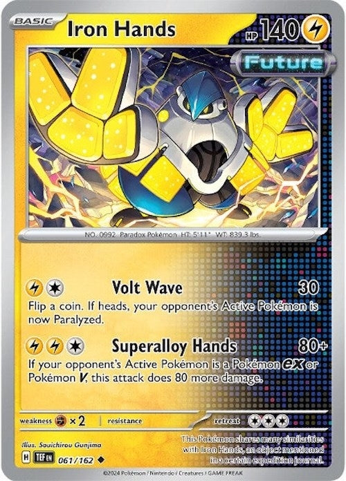 Image for Iron Hands (061/162) (TEF) - Pokemon