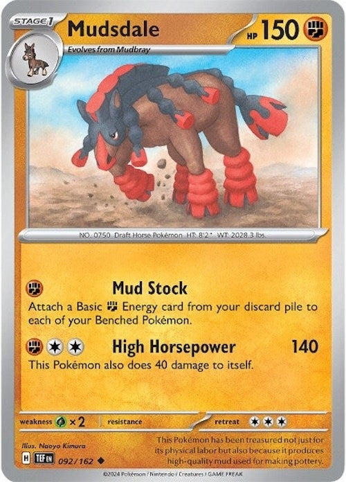Image for Mudsdale (092/162) (TEF) - Pokemon