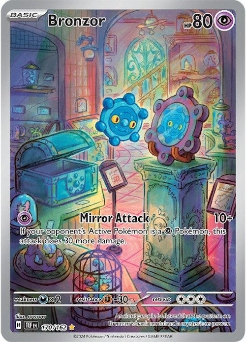 Image for Bronzor (170/162) (TEF) - Pokemon
