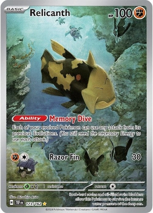 Image for Relicanth (173/162) (TEF) - Pokemon