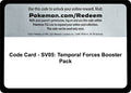 Image for Code Card - SV05: Temporal Forces Booster Pack (TEF) - Pokemon