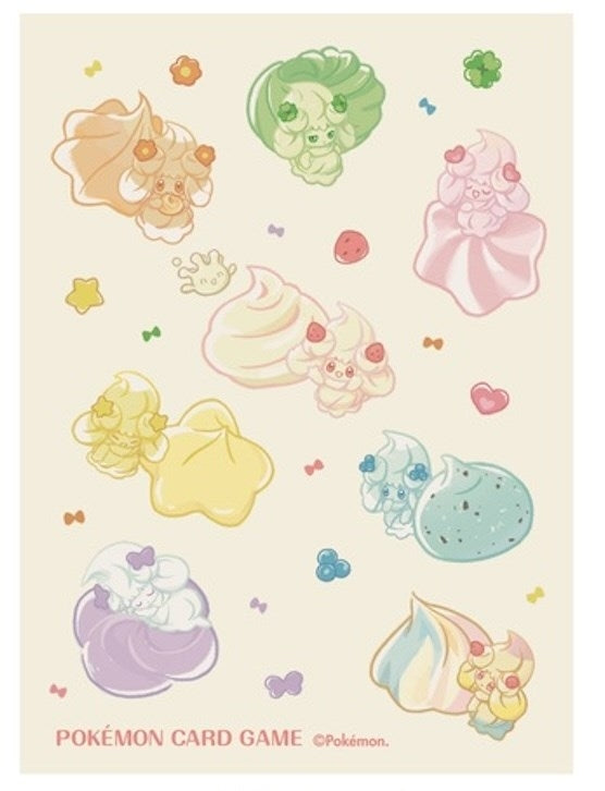 Image for Pokemon TCG: Pokemon Center Japan Exclusive Card Sleeves - Alcremie a la mode (64-Pack) - Card Sleeves