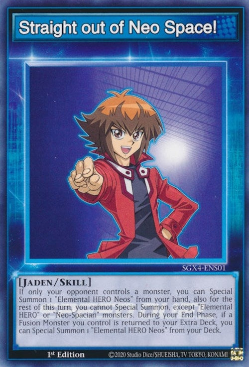 Image for Straight out of Neo Space! (SGX4-ENS01) (SGX4) - YuGiOh