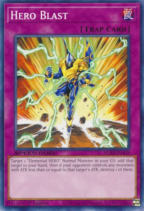 Image for Hero Blast (SGX4-ENA19) (SGX4) - YuGiOh
