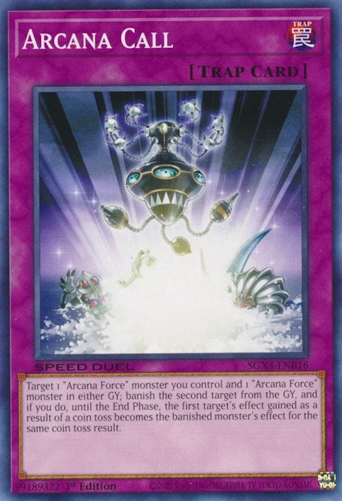 Image for Arcana Call (SGX4-ENB16) (SGX4) - YuGiOh