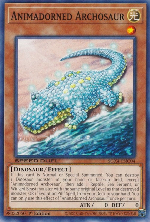 Image for Animadorned Archosaur (SGX4-ENC04) (SGX4) - YuGiOh