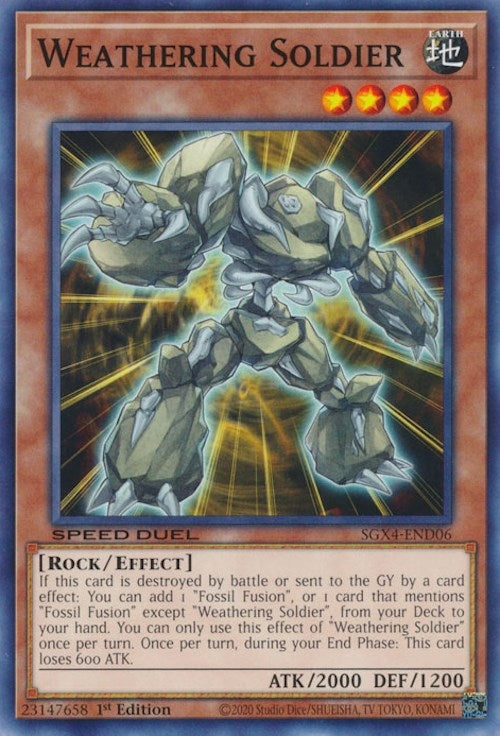 Image for Weathering Soldier (SGX4-END06) (SGX4) - YuGiOh
