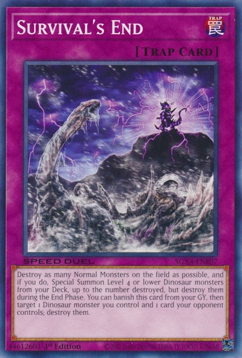 Image for Survival's End (SGX4-ENE07) (SGX4) - YuGiOh