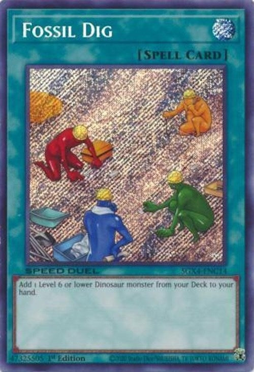 Image for Fossil Dig (Secret Rare) (SGX4-ENC14) (SGX4) - YuGiOh