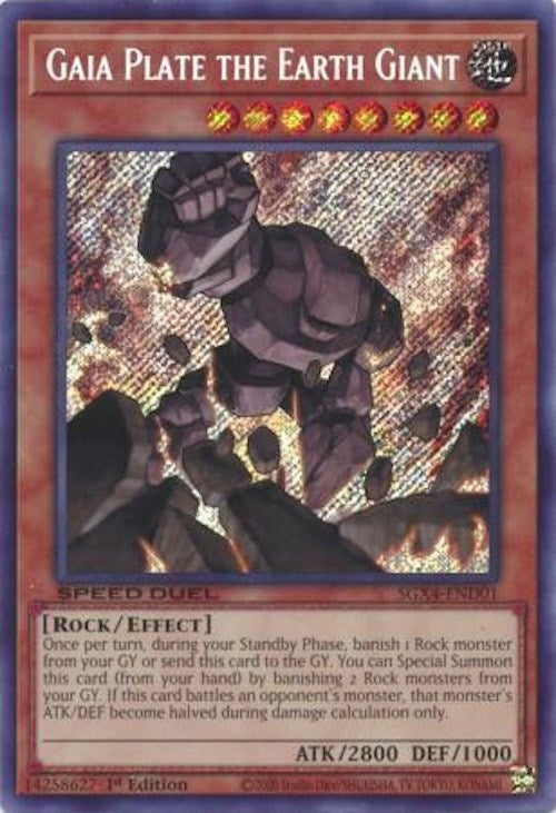 Image for Gaia Plate the Earth Giant (Secret Rare) (SGX4-END01) (SGX4) - YuGiOh