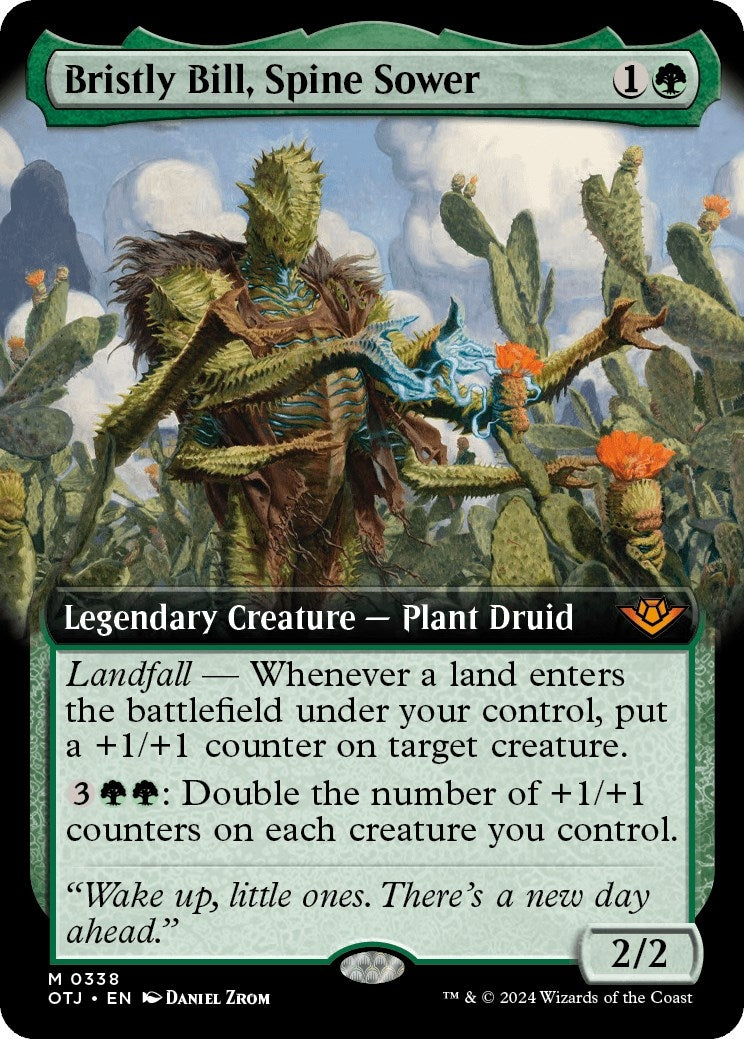 Image for Bristly Bill, Spine Sower (Extended Art) (338) (Outlaws of Thunder Junction) - Magic: The Gathering