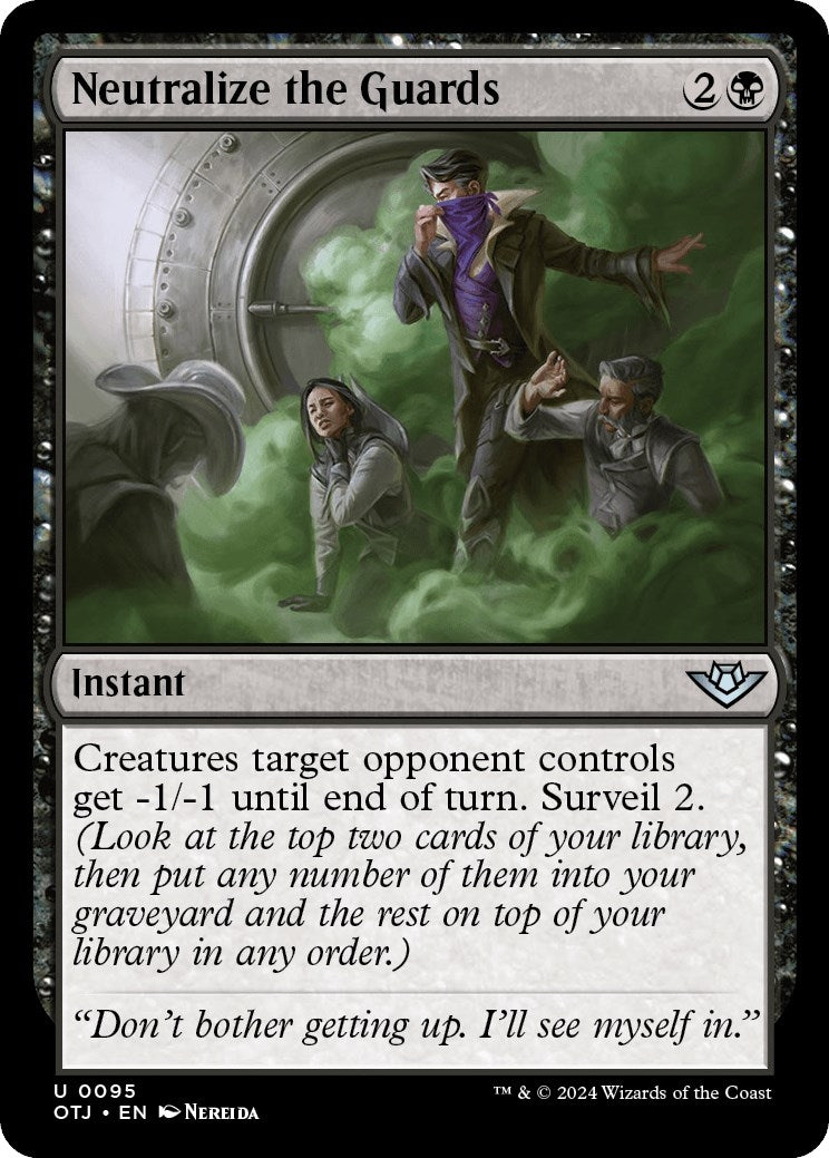 Image for Neutralize the Guards (95) (Outlaws of Thunder Junction) - Magic: The Gathering