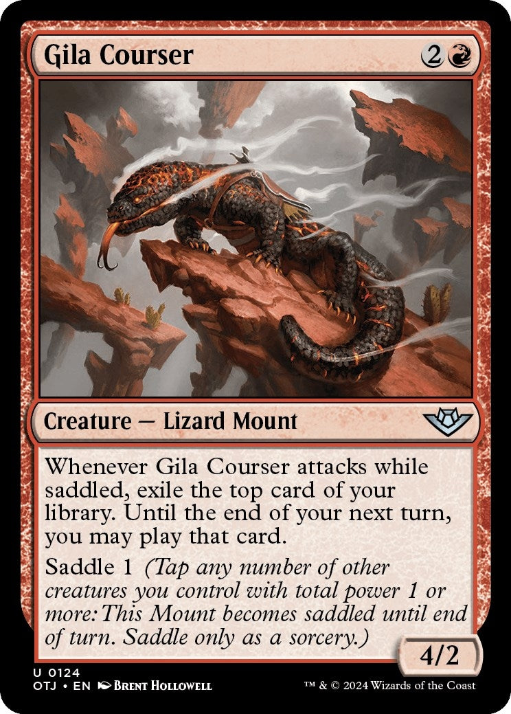 Image for Gila Courser (124) (Outlaws of Thunder Junction) - Magic: The Gathering