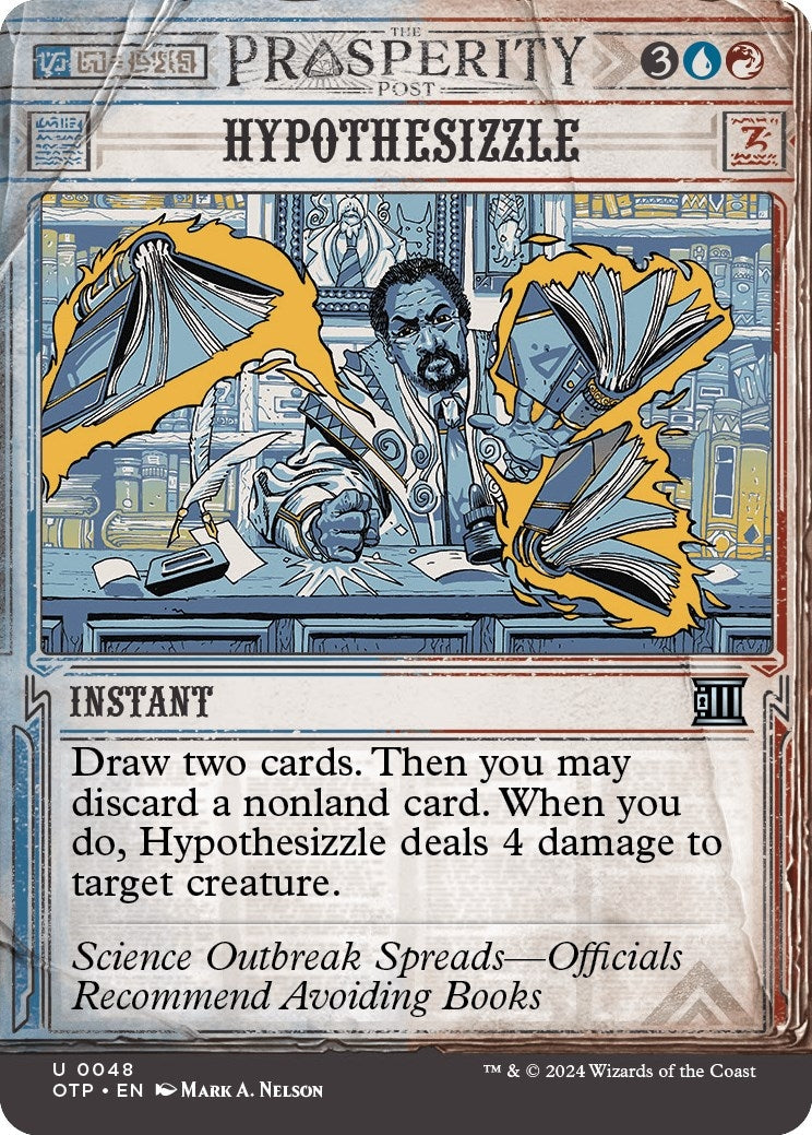 Image for Hypothesizzle (48) (Outlaws of Thunder Junction: Breaking News) - Magic: The Gathering