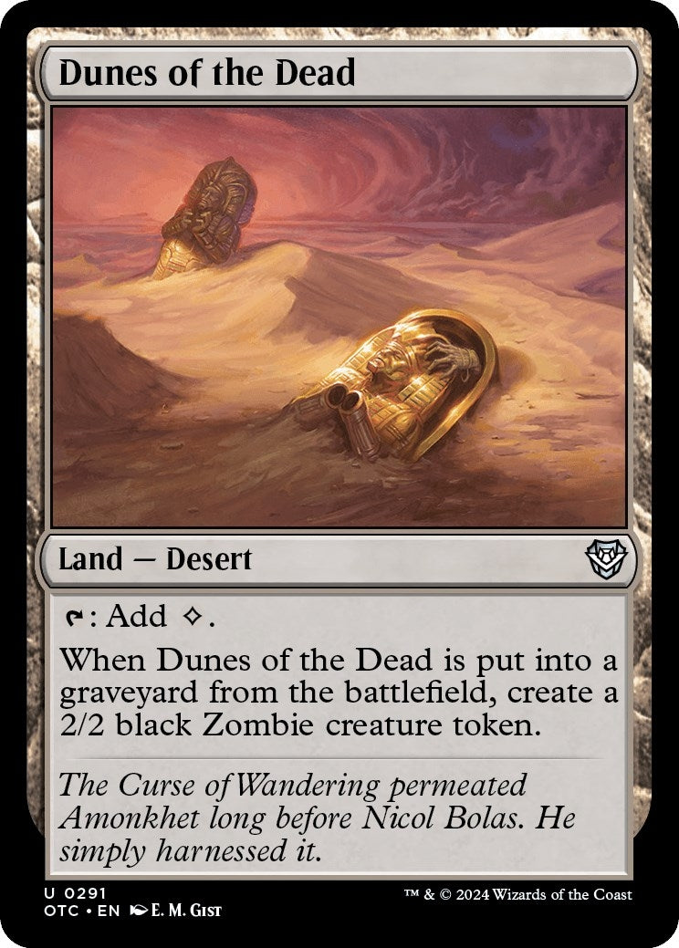 Image for Dunes of the Dead (291) (Outlaws of Thunder Junction) - Magic: The Gathering