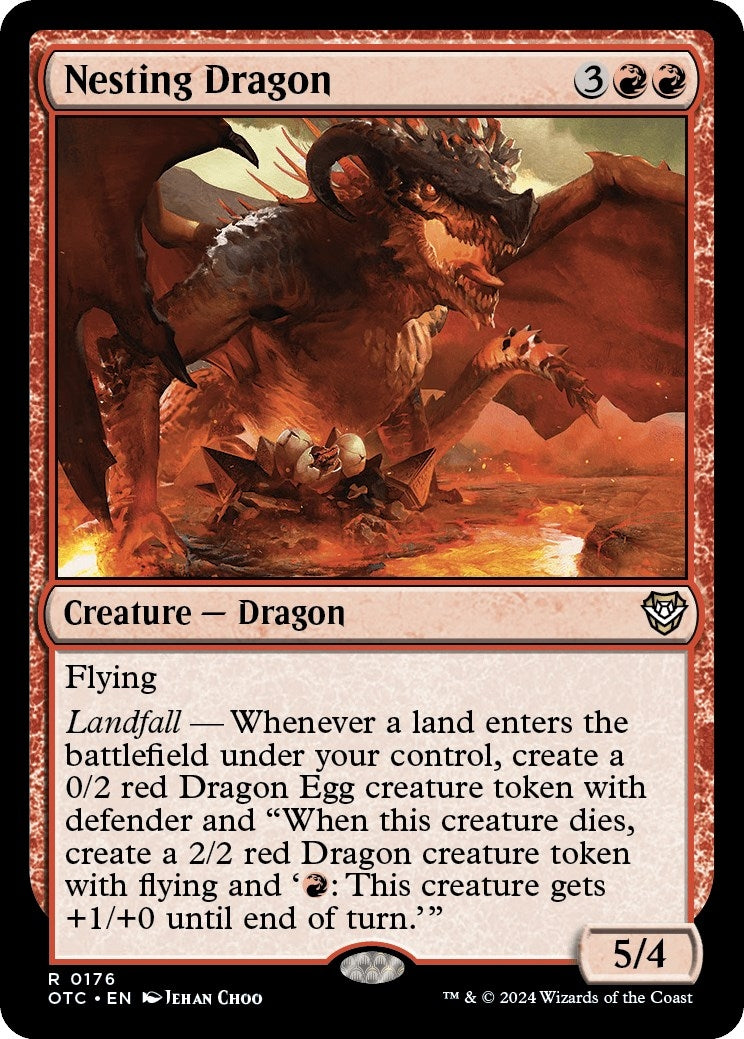 Image for Nesting Dragon (176) (Outlaws of Thunder Junction) - Magic: The Gathering