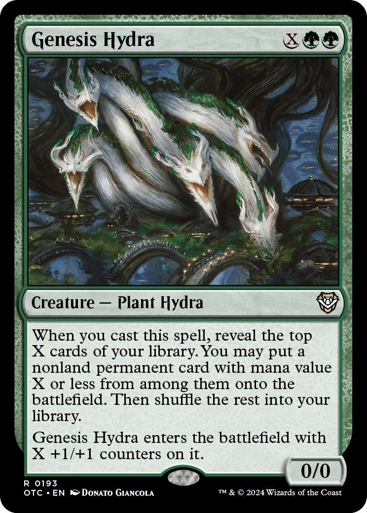 Image for Genesis Hydra (193) (Outlaws of Thunder Junction) - Magic: The Gathering