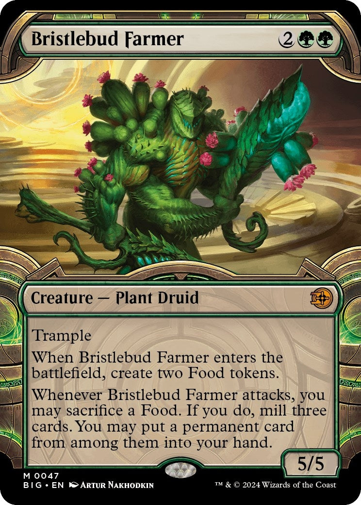 Image for Bristlebud Farmer (Showcase) (47) (Outlaws of Thunder Junction: The Big Score) - Magic: The Gathering