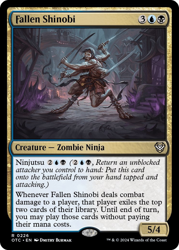 Image for Fallen Shinobi (226) (Outlaws of Thunder Junction) - Magic: The Gathering