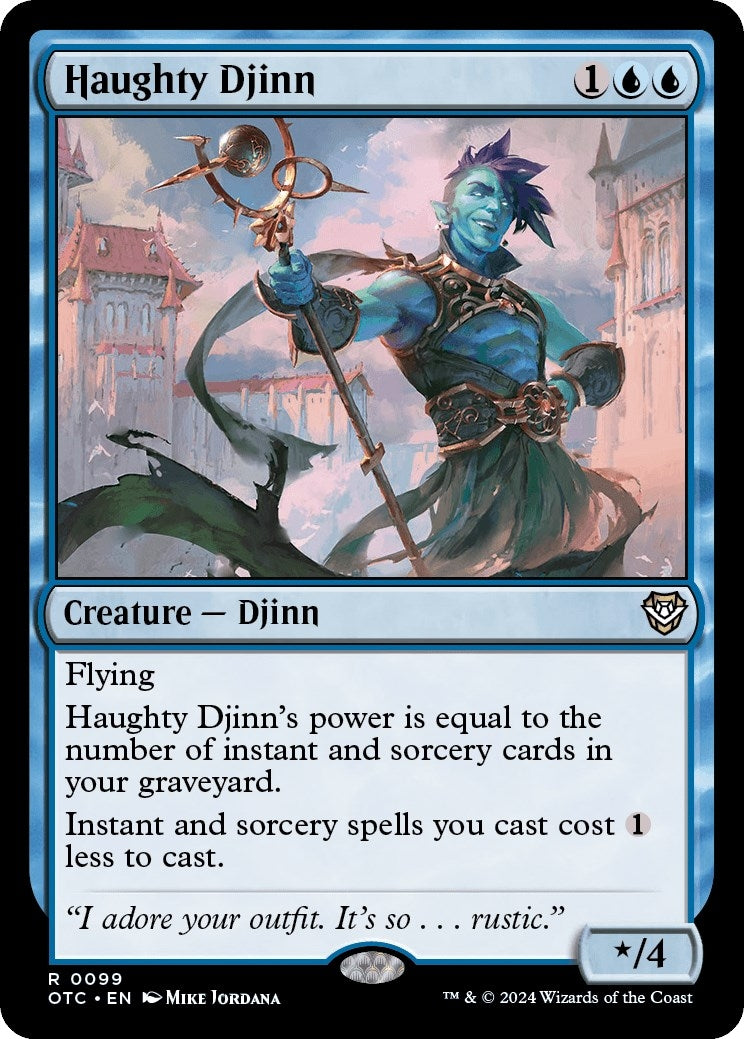 Image for Haughty Djinn (99) (Outlaws of Thunder Junction) - Magic: The Gathering