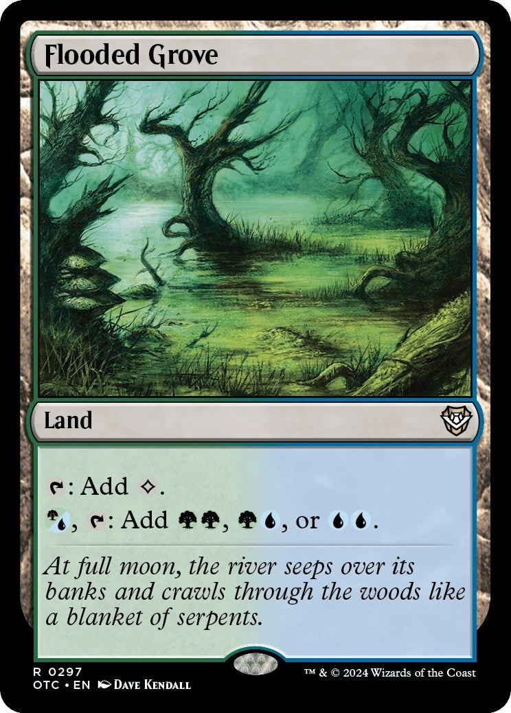 Image for Flooded Grove (297) (Outlaws of Thunder Junction) - Magic: The Gathering