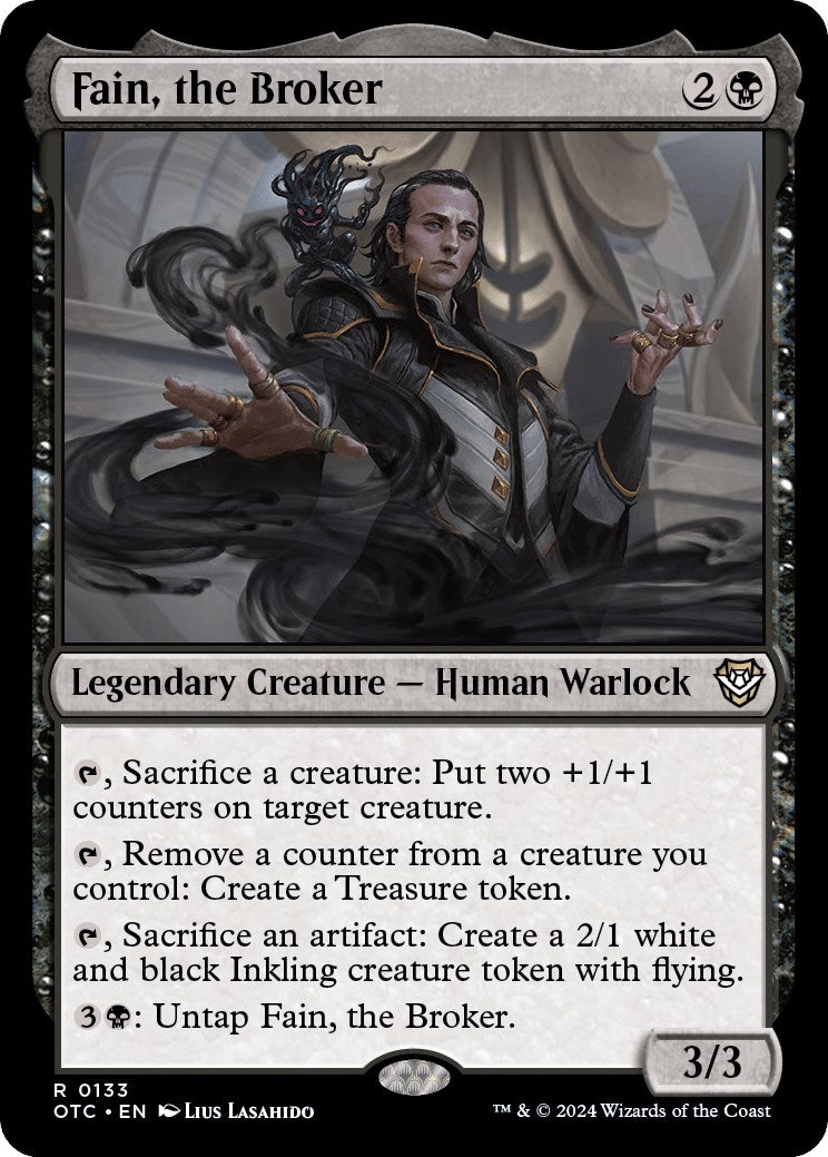 Image for Fain, the Broker (133) (Outlaws of Thunder Junction) - Magic: The Gathering