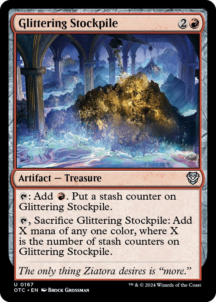 Image for Glittering Stockpile (167) (Outlaws of Thunder Junction) - Magic: The Gathering