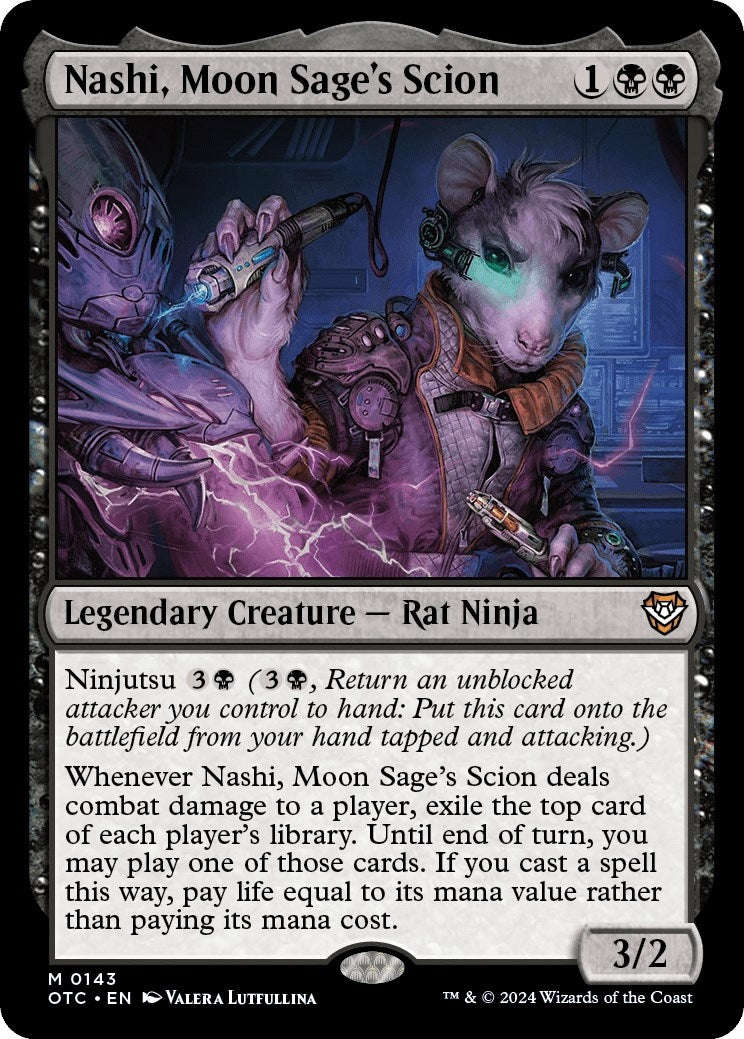 Image for Nashi, Moon Sage's Scion (143) (Outlaws of Thunder Junction) - Magic: The Gathering