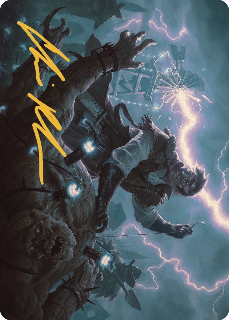 Image for Geralf, the Fleshwright Art Card (Gold-Stamped Signature) (5) (Outlaws of Thunder Junction) - Magic: The Gathering