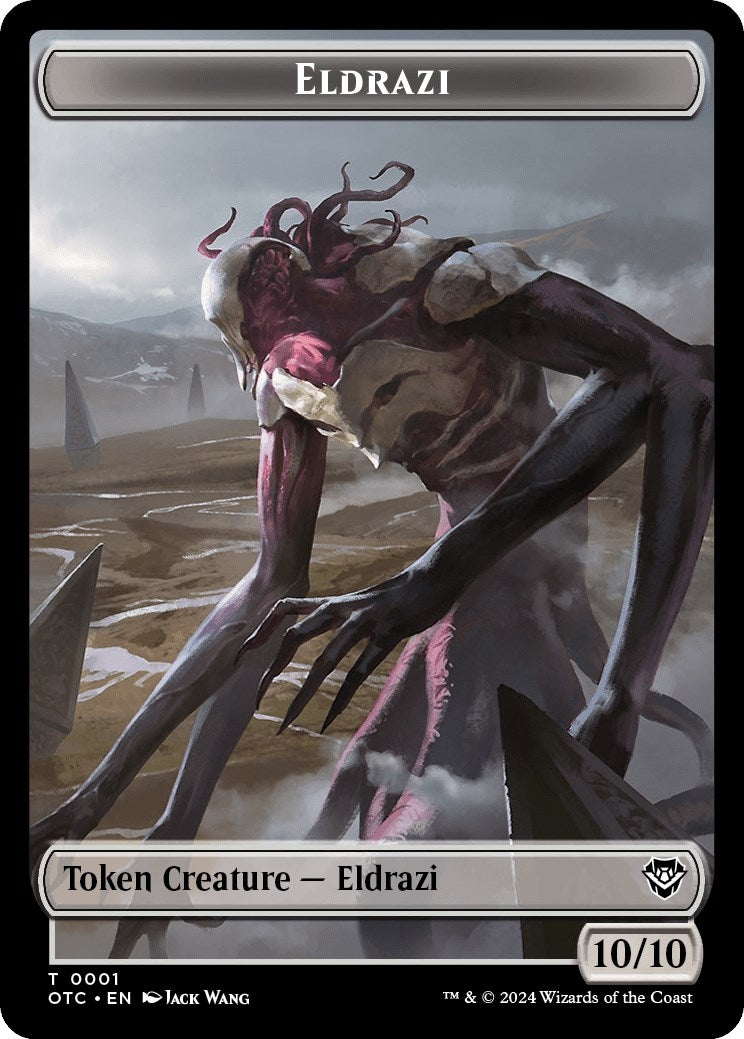 Image for Eldrazi // Clue Double-Sided Token (1 // 16) (Outlaws of Thunder Junction) - Magic: The Gathering