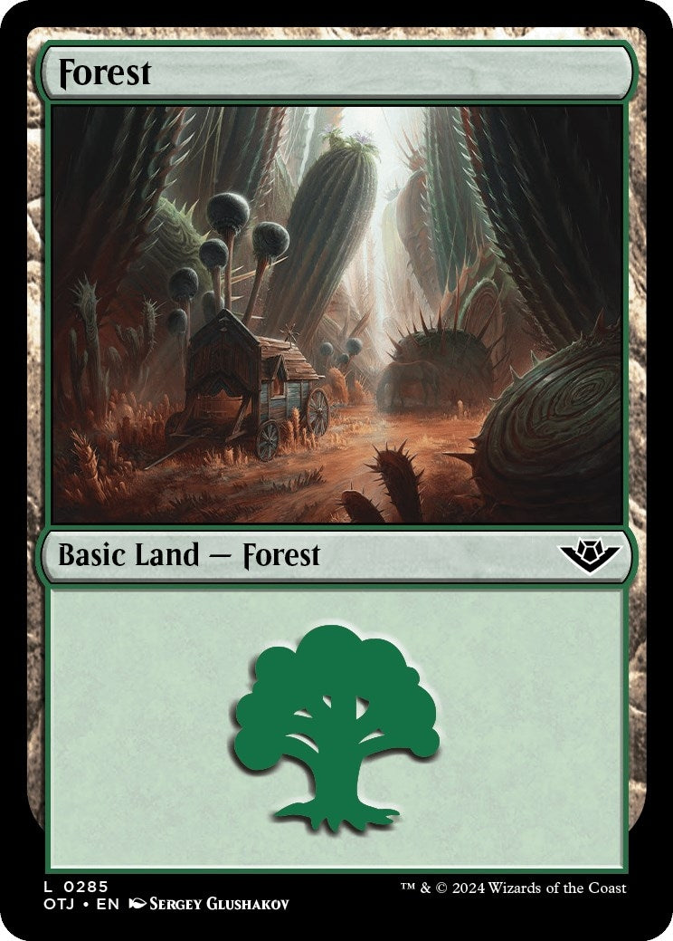 Image for Forest (0285) (285) (Outlaws of Thunder Junction) - Magic: The Gathering