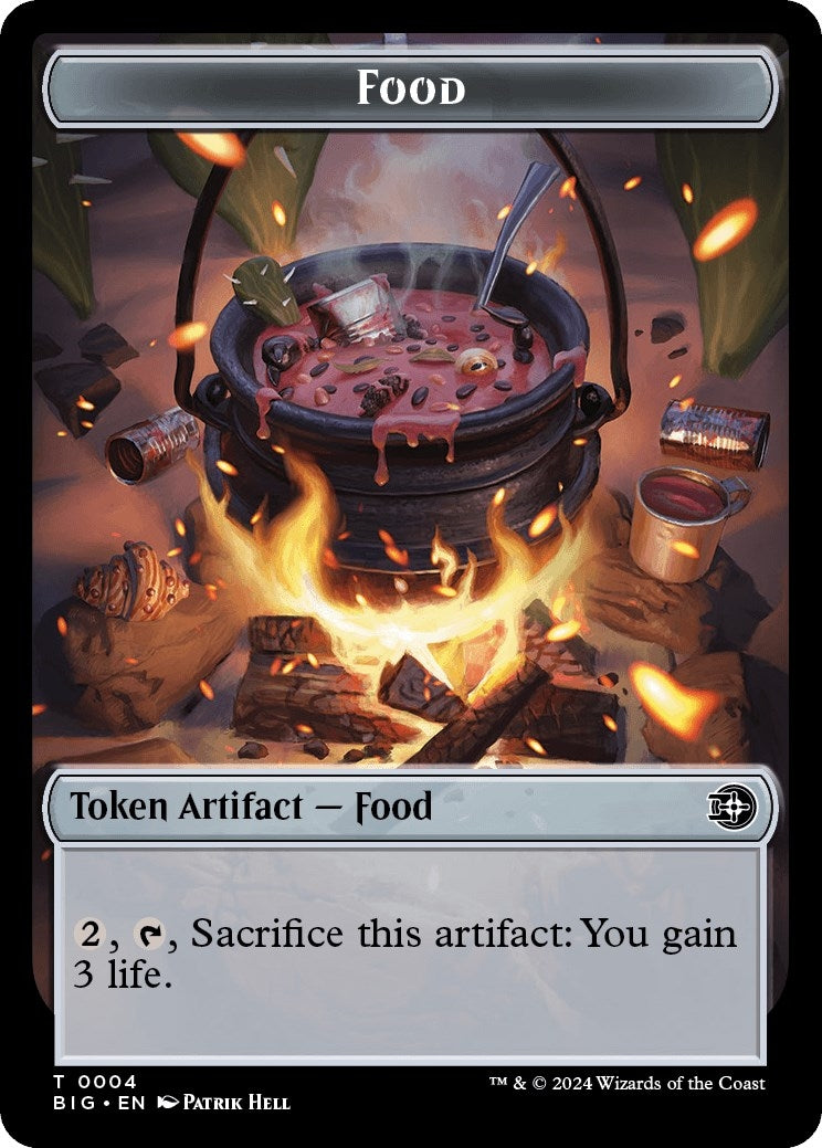 Image for Food Token (4) (Outlaws of Thunder Junction: The Big Score) - Magic: The Gathering